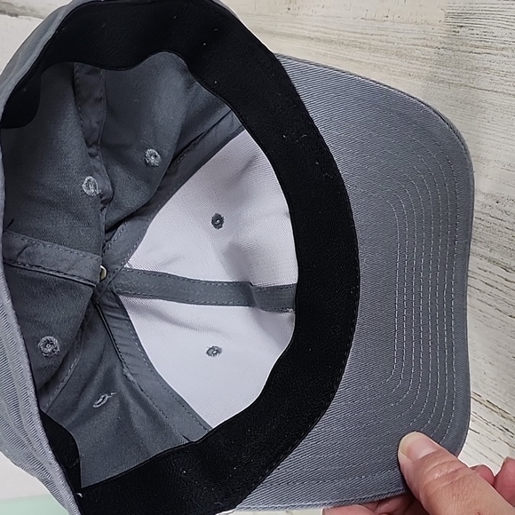 Reef Party Till Sunrise gray baseball hat cap semi-fitted elastic rim - Picture 7 of 8